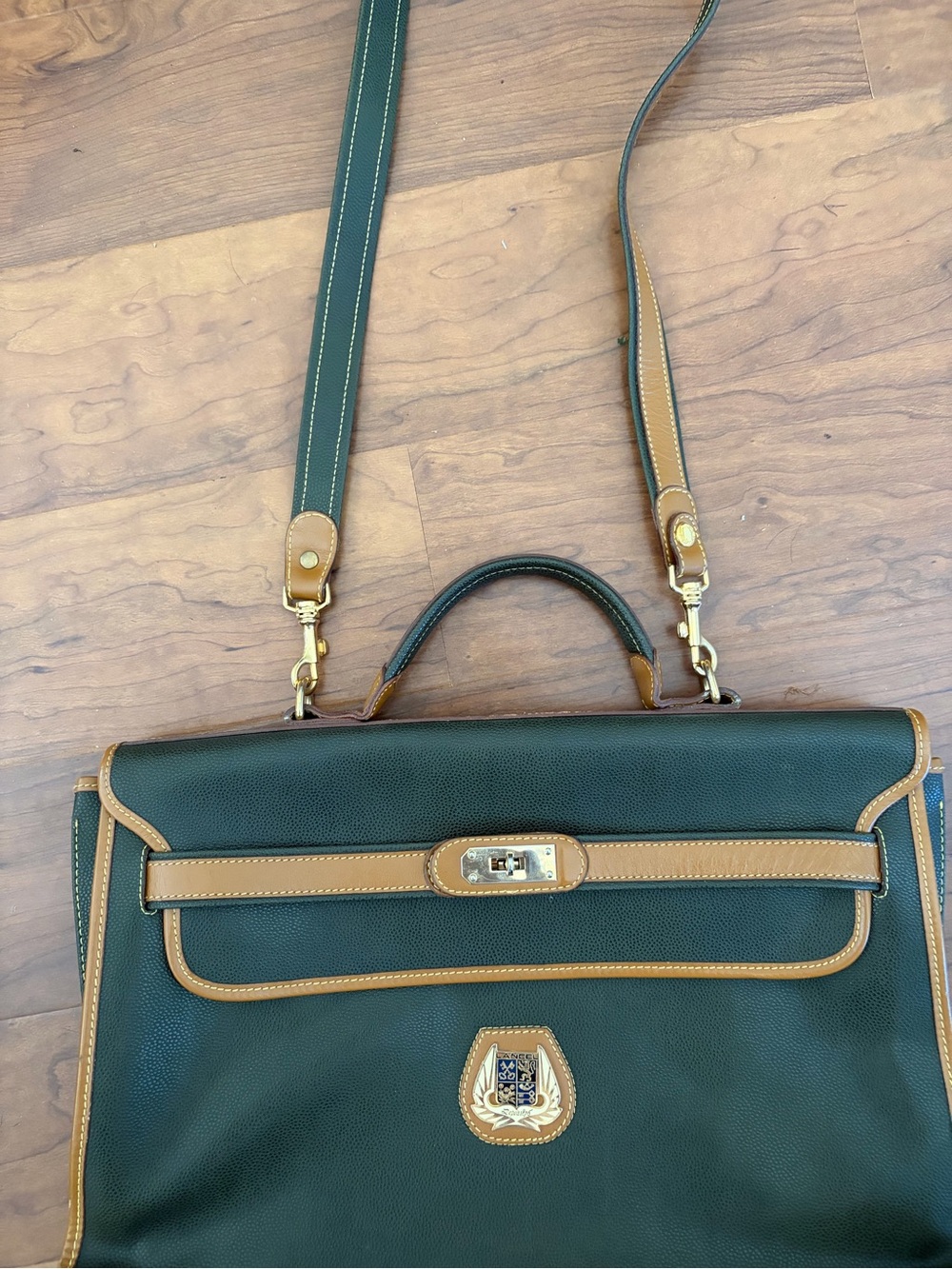 Lancel structured satchel/briefcase